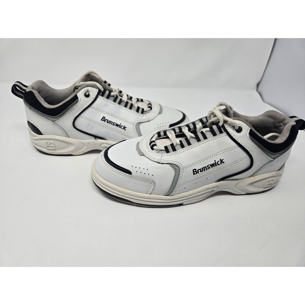 Brunswick Phantom II Bowling Shoes Men's 8M White Black K208-9 Comfortable